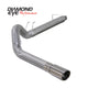 Diamond Eye KIT 5in TB RPLCMENT PIPE SGL SS: 94-97 FORD 7.3L F250/F350 NFS W/ CARB EQUIV STDS - Mammoth Racing -