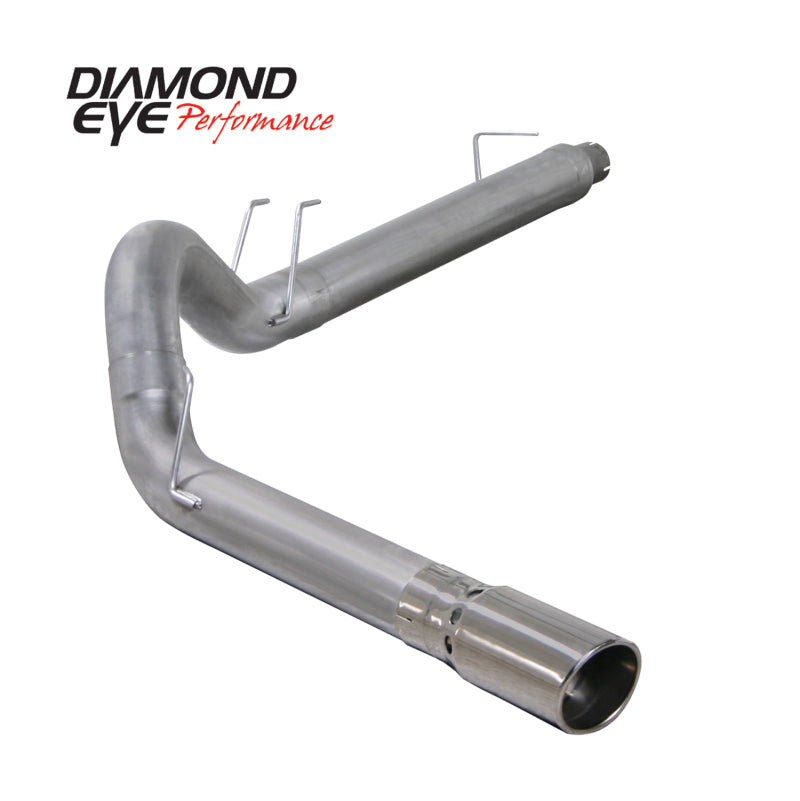 Diamond Eye KIT 5in CB RPLCMENT PIPE SGL SS: 94-97 FORD 7.3L F250/F350 PWRSTROKE - Mammoth Racing -