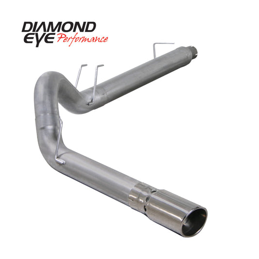 Diamond Eye KIT 5in CB RPLCMENT PIPE SGL SS: 03-07 FORD 6.0L F250-F350 - Mammoth Racing -