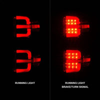 ANZO 15-19 Chevy Silverado 2500HD/3500HD (Halgn Only) LED Tail Lights w/Black Light Bar & Clear Lens - My Store