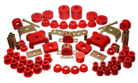 Energy Suspension 73-80 Chev/GMC 4WD w/Aftermarket Front Springs Red Hyper-Flex Master Bushing Set - Mammoth Racing -