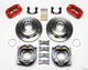 Wilwood Dynapro Low-Profile 11.00in P-Brake Kit - Red New Big Ford 2.36in Offset - Mammoth Racing -