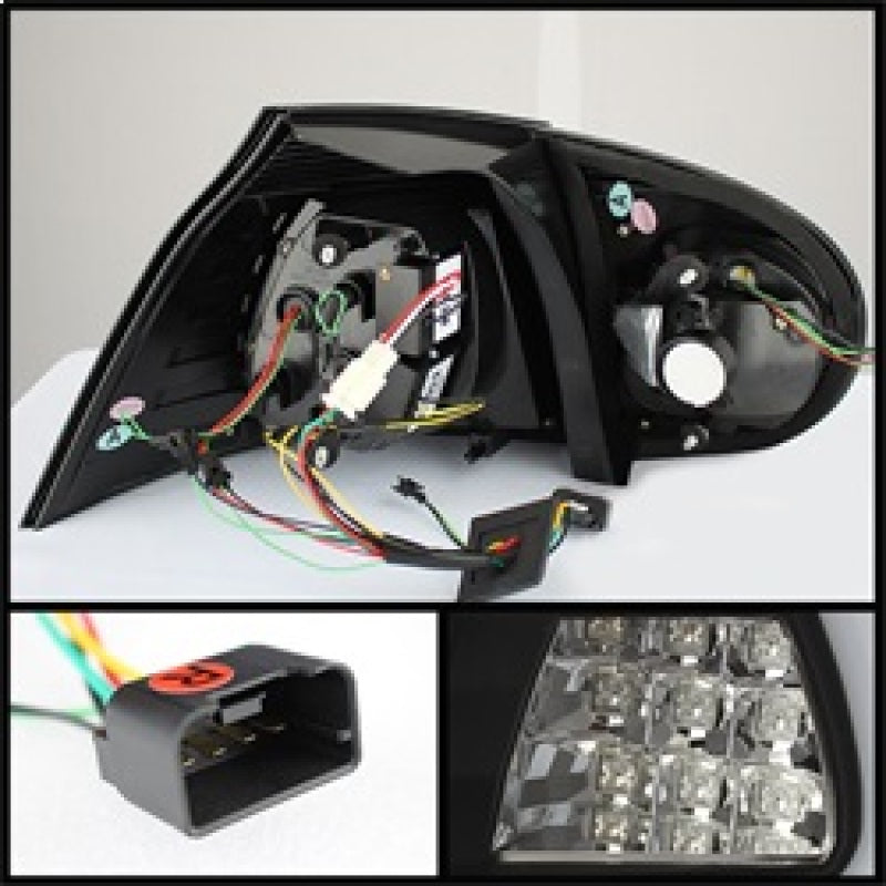 Spyder Volkswagen Golf V 06-09 LED TURN SIGNAL LED Tail Lights Black ALT-YD-VG03-LED-BK - Mammoth Racing -