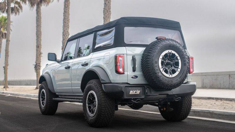 Borla 21-22 Ford Bronco 2.7L V6 4WD Touring Axle Back Exhaust w/ Bright Chrome Tips - Mammoth Racing -
