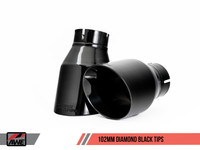 AWE Tuning Audi 8R Q5 2.0T Touring Edition Exhaust - Diamond Black Tips - Mammoth Racing -
