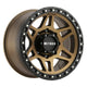 Method Mr312 18x9 +18mm Offset 8x6.5 130.81mm CB Method Bronze/Black Street Loc Wheel - Mammoth Racing -