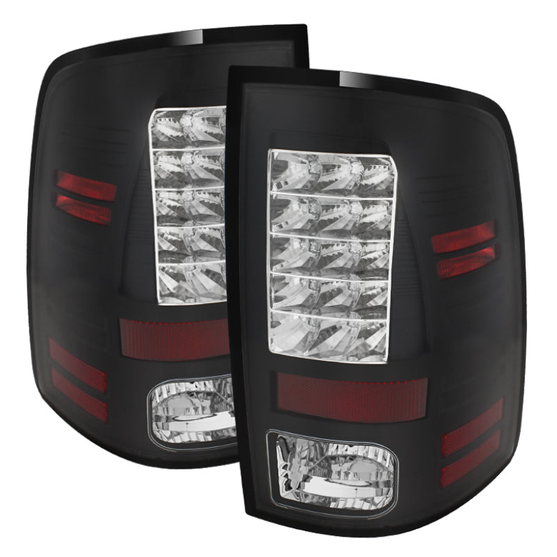 Spyder Dodge Ram 1500 13-14/Ram 2500 13-14 LED Tail Lights LED Model only - Blk ALT-YD-DRAM13-LED-BK - Mammoth Racing -
