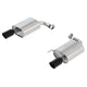 Ford Racing 2018 Mustang 2.3L Ecoboost Touring Muffler Kit - Black Chrome Tips - Mammoth Racing -