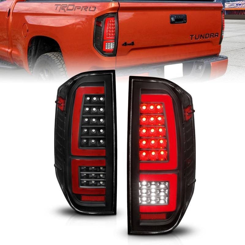 ANZO 2014-2021 Toyota Tundra LED Taillights Black Housing/Clear Lens - My Store