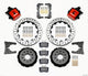 Wilwood Combination Parking Brake Rear Kit 12.88in Drilled Red 2005-2014 Mustang - Mammoth Racing -