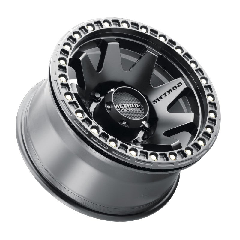 Method Mr108 17x9 -44mm Offset 8x6.5 130.81mm CB Matte Black w/BH-H24125-38 Wheel - Mammoth Racing -