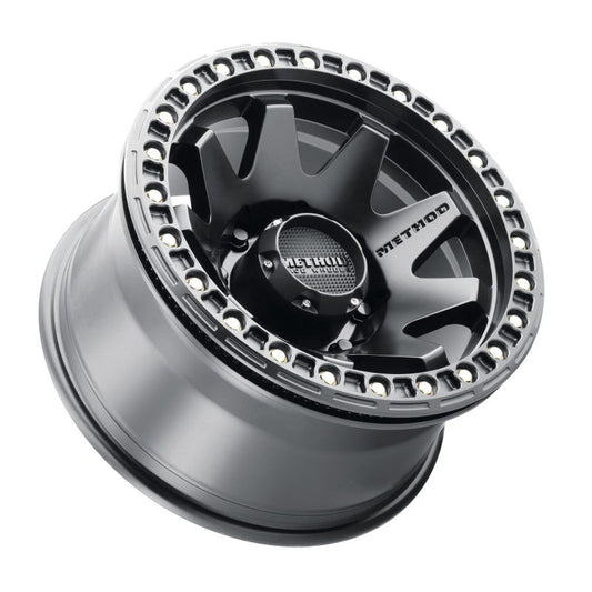 Method Mr108 17x9 -44mm Offset 8x6.5 130.81mm CB Matte Black w/BH-H24125-38 Wheel - Mammoth Racing -