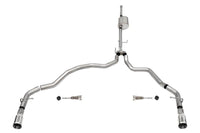 Corsa 2021-2022 Ford F-150 SuperCrew/6.5in Bed 5.0L V8 Sport Cat-Back Dual Rear Exit-Polished - Mammoth Racing -