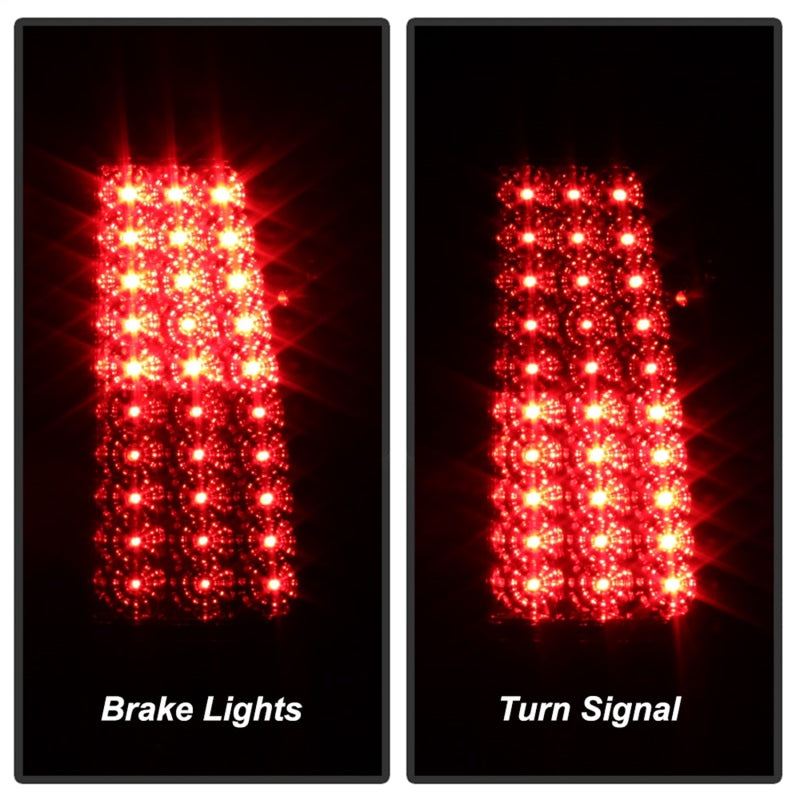 Xtune Chevy Silverado 1500/2500/3500 99-02 99-03 LED Tail Lights Smoke ALT-ON-CS99-LED-SM - Mammoth Racing -