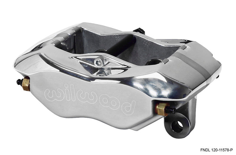 Wilwood Caliper-Forged Narrow Dynalite 3.50in Mount Polished 1.12in Pistons .81in Disc - Mammoth Racing -