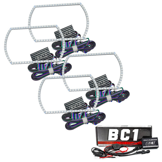 Oracle Chevy Silverado 14-15 Halo Kit Projector Style - ColorSHIFT w/ BC1 Controller - Mammoth Racing -