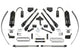 Fabtech 11-16 Ford F250 4WD w/o Factory Overload 8in 4Link Sys w/4.0 R/R & 2.25 - Mammoth Racing -