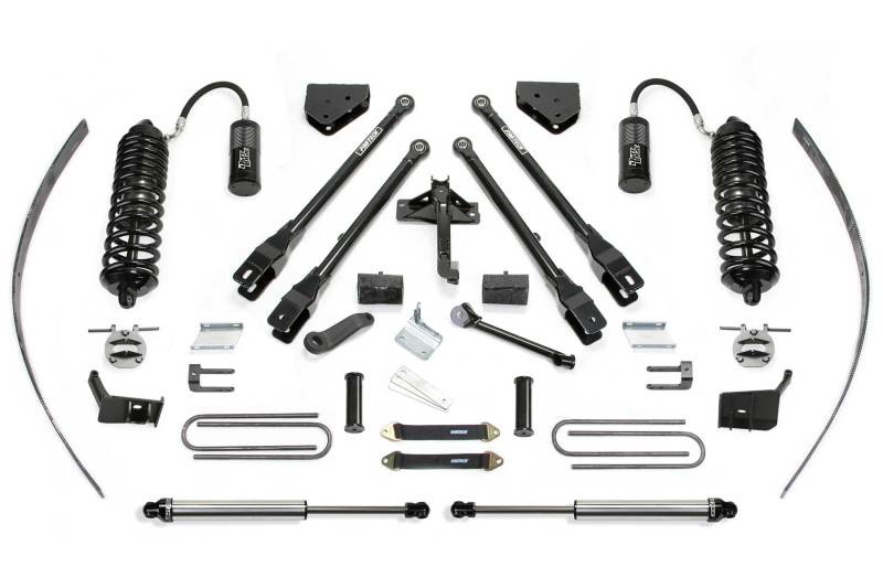 Fabtech 11-16 Ford F250 4WD w/Factory Overload 8in 4Link Sys w/4.0 R/R & 2.25 - Mammoth Racing -