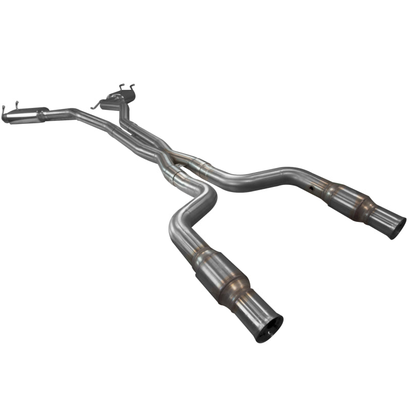 Kooks 10-15 Chevy Camaro Ss/zl1/1le w/o Ground Effects 3in Race Catted Exhaust w/ X-Pipe - Mammoth Racing -