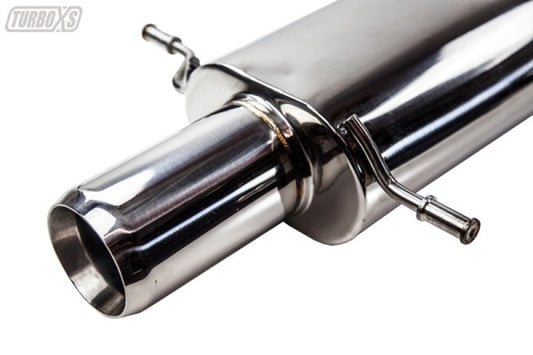 Turbo XS 02-07 WRX-STi Rear Muffler Assembly - Mammoth Racing -