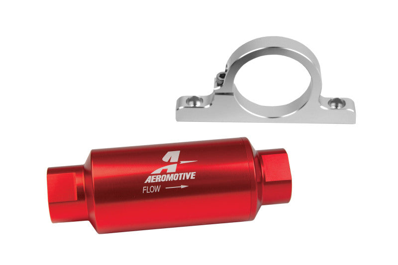 Aeromotive Filter / Bracket Combo Kit - 12304 Filter / 12305 Billet Bracket - My Store
