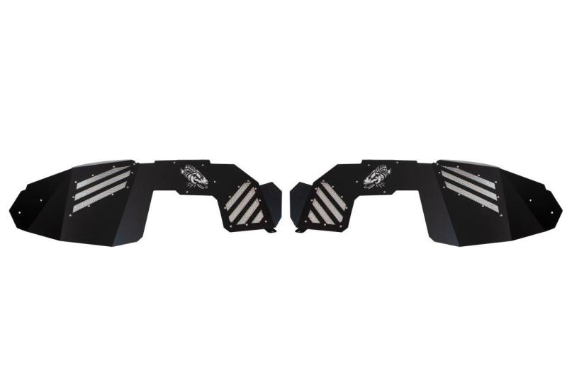 Fishbone Offroad 2018+ Jeep Wrangler/Gladiator - Black Powdercoat Front Inner Fenders - My Store