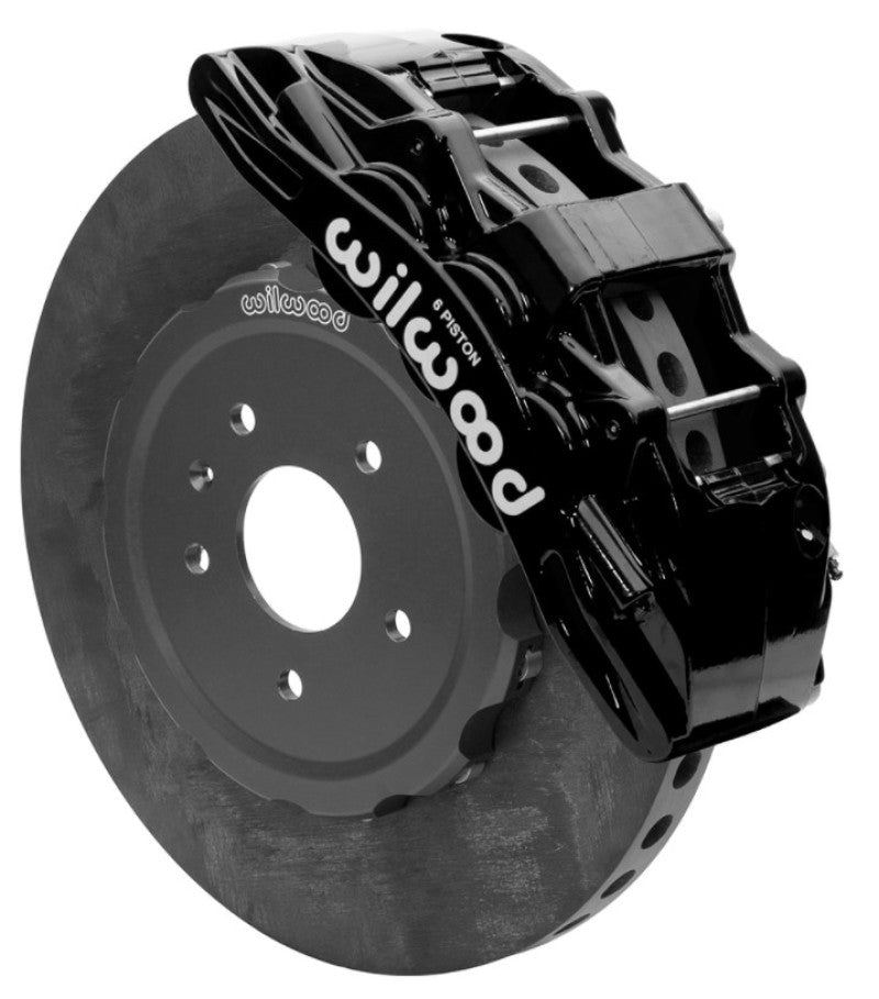 Wilwood Sx6R Wccb Carbon-Ceramic 2014-2019 C7 Corvette All Front Big Brake Kit - Black - My Store