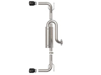 aFe 19-22 Mazda 3 L4 2.5L Takeda 3in to 2-1/2in 304 Stainless Steel Axle-Back Exhaust w/ Black Tip - My Store