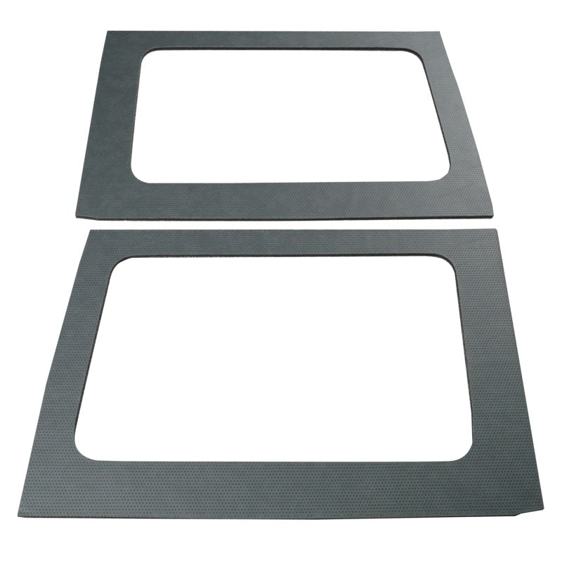 DEI 11-18 Jeep Wrangler JK 4-Door Leather Look Rear Side Window Gray - Mammoth Racing -