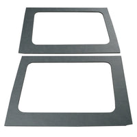DEI 11-18 Jeep Wrangler JK 4-Door Leather Look Rear Side Window Gray - Mammoth Racing -