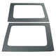 DEI 11-18 Jeep Wrangler JK 4-Door Leather Look Rear Side Window Gray - Mammoth Racing -