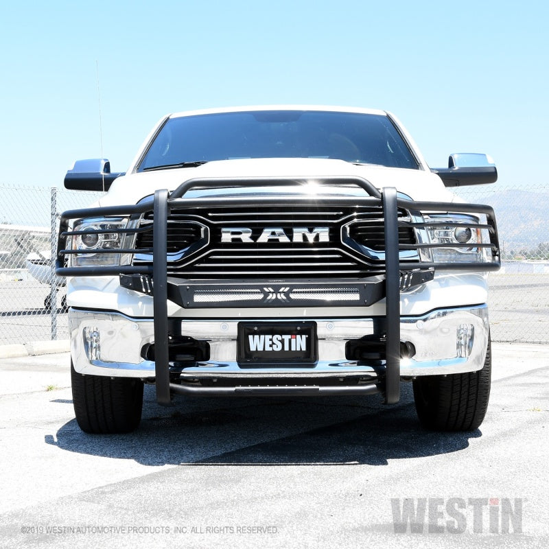 Westin 19-21 Ram 1500 Classic (Excl Rebel) Sportsman X Grille Guard - Textured Black - Mammoth Racing -