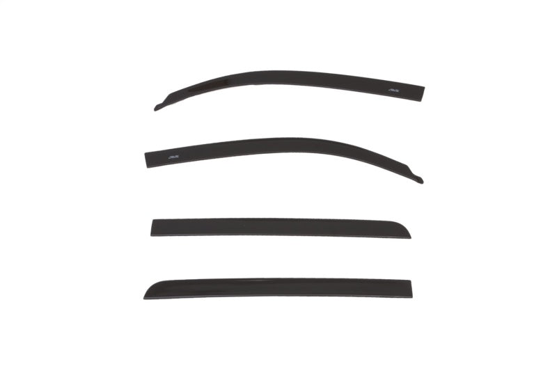 AVS 15-18 Toyota Tundra Crewmax Low Profile Color Match Ventvisors 4pc - Black - Mammoth Racing -