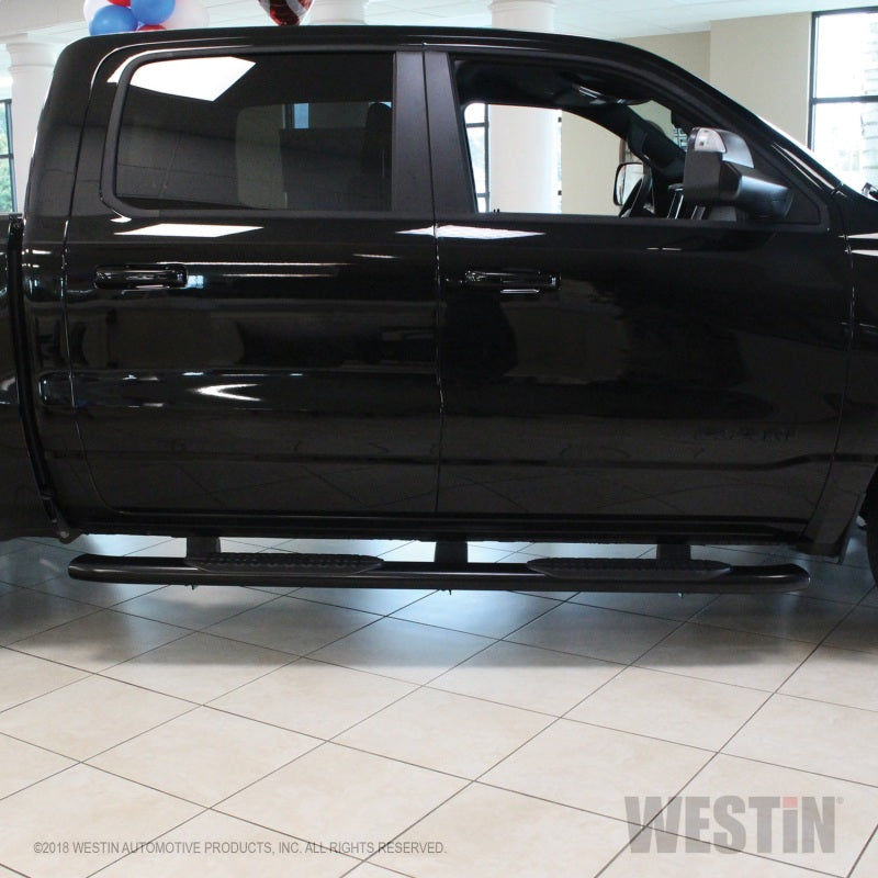 Westin 2019 Ram 1500 Crew Cab (Excl. 2019 Ram 1500 Classic) PRO TRAXX 5 Oval Nerf Step Bars - Black - Mammoth Racing -