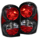 ANZO 2002-2007 Jeep Liberty Taillights Black - My Store