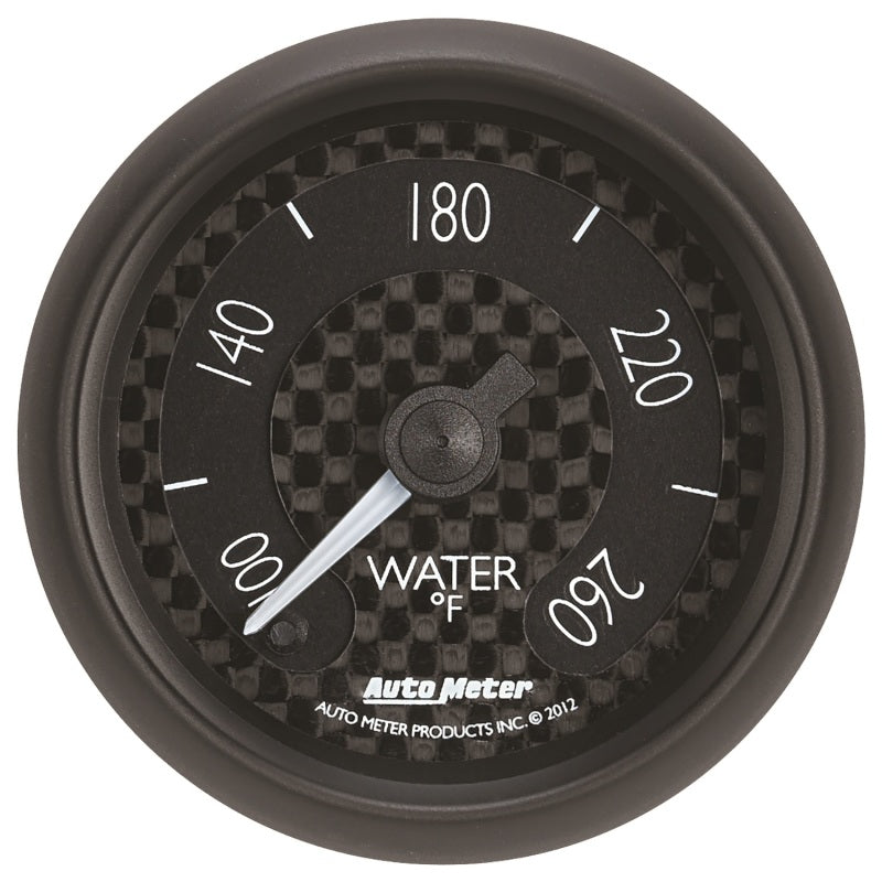 Autometer GT Series 52mm Full Sweep Electronic 100-260 Deg F Water Temperature Gauge - My Store