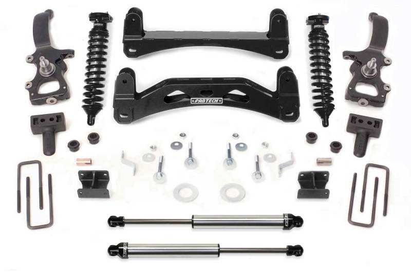 Fabtech 04-08 Ford F150 2WD 6in Perf Sys w/Dlss 2.5 C/Os & Rr Dlss - Mammoth Racing -