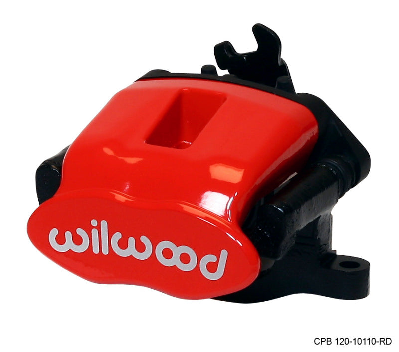 Wilwood Caliper-Combination Parking Brake-L/H-Red 41mm piston 1.00in Disc - Mammoth Racing -