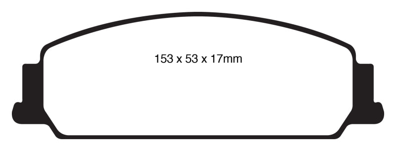 EBC 08-10 Pontiac G8 3.6 Redstuff Front Brake Pads - My Store