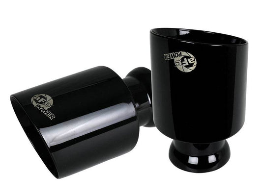 aFe MACH Force-XP 4-1/2in Black OE Replacement Exhaust Tips - 15-19 Dodge Charger/Hellcat - My Store