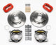 Wilwood Forged Dynalite P/S Park Brake Kit Red Ford 8.8 w/2.5in Offset-5 Lug - My Store