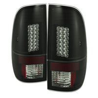 Spyder Ford F150 side 97-03/F250 Super Duty 99-07 LED Tail Lights Blk Smke ALT-YD-FF15097-LED-BSM - Mammoth Racing -