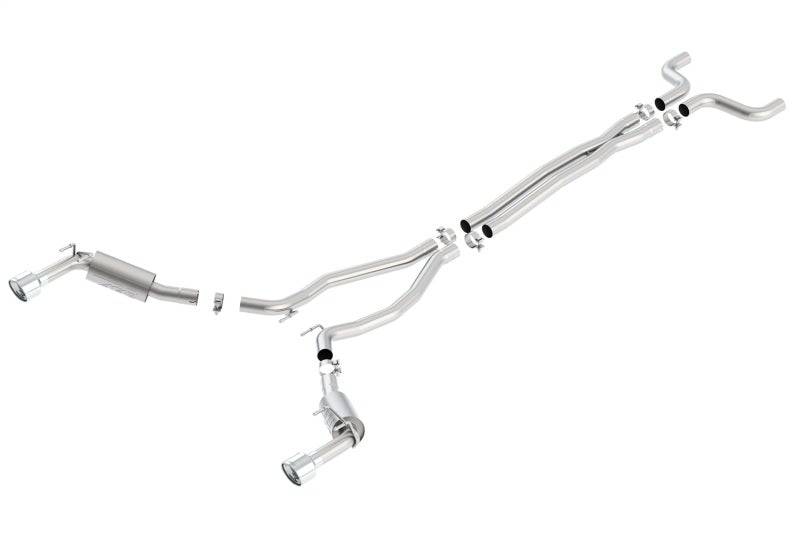 Borla 14-15 Chevy Camaro SS 6.2L V8 Single Split Rear Exit ATAK Catback Exhaust - Mammoth Racing -