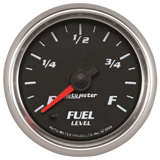 Autometer Pro-Cycle Gauge Fuel Level 2 1/16in 0-280 Programmable Black - My Store