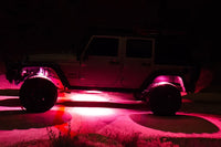 KC HiLiTES C-Series RGB LED Rock Light Kit (Incl. Wiring) - Set of 6 - Mammoth Racing -