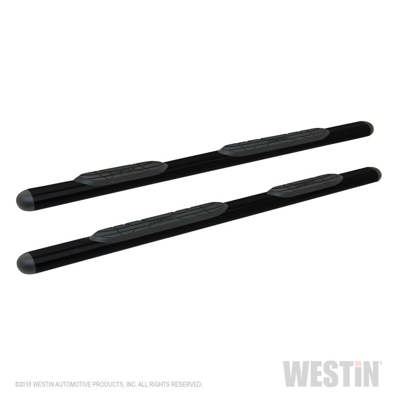 Westin Premier 4 Oval Nerf Step Bars - 85 in - Black - Mammoth Racing -