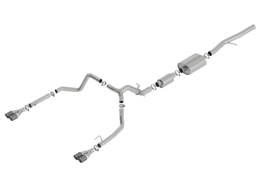 Borla 19 Chevrolet Silverado/GMC Sierra 1500 6.2L SS (S-Type) Catback Exhaust - Carbon Fiber Tips - My Store