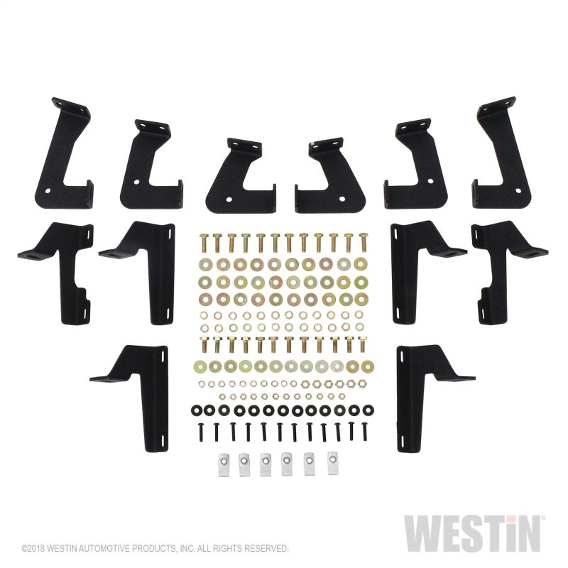 Westin/HDX 2018 Jeep Wrangler JL Unlimited Drop Nerf Step Bars - Textured Black - Mammoth Racing -
