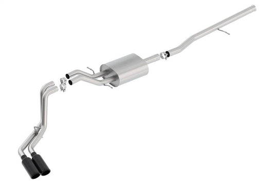 Borla S-Type Cat-Back 14 Sierra 1500 Ext. Cab Stnd Bed/CC Short Bed 143.5in WB Side Exit Exhaust - Mammoth Racing -