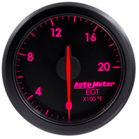 Autometer Airdrive 2-1/16in EGT Gauge 0-2000 Degrees F - Black - My Store